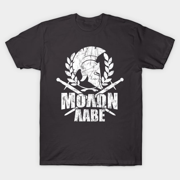 Molon Labe T-Shirt T-Shirt by Kalamazoo